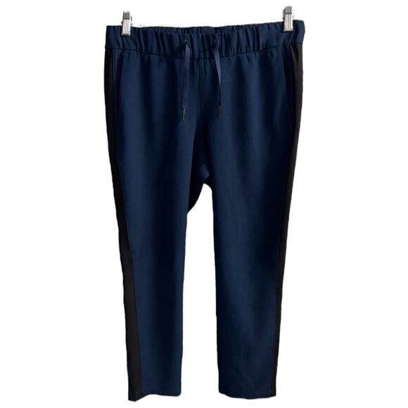 Lululemon Navy Stretch Joggers Size 6 - Picture 1 of 5
